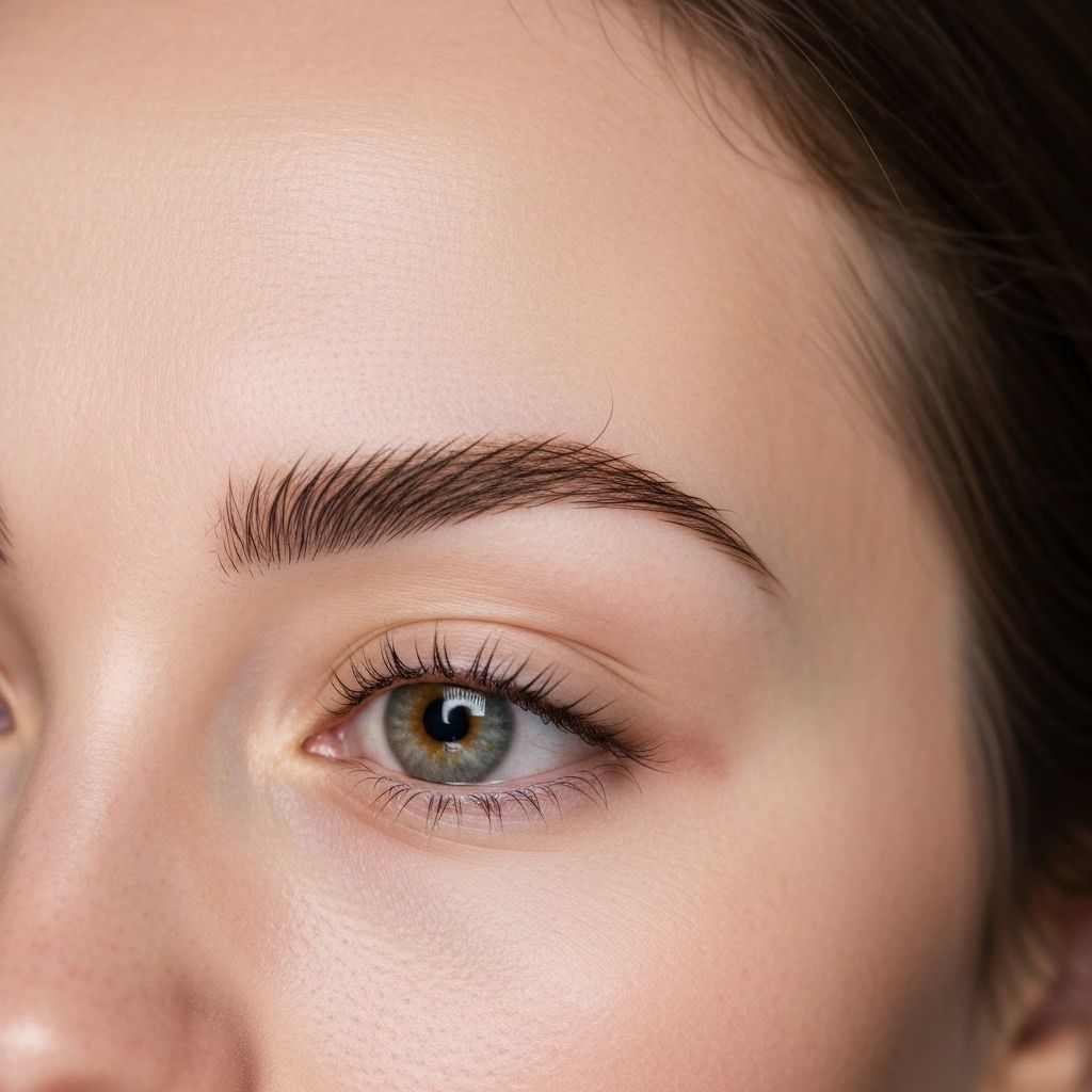 Before brow treatment